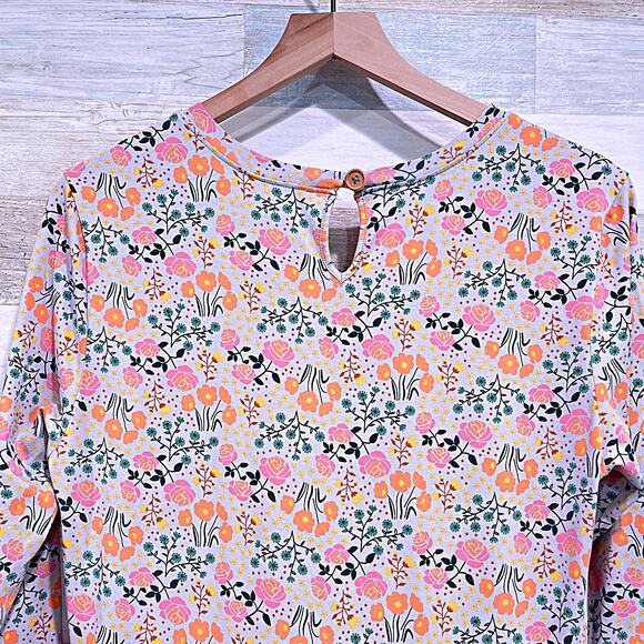 MATILDA JANE x JOANNA GAINES Floral Fit & Flare Dress Jersey Knit Womens Large - Picture 4 of 5